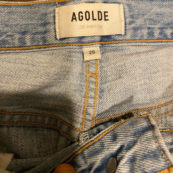 Agolde Riley High Rise Straight - Picture 4 of 6